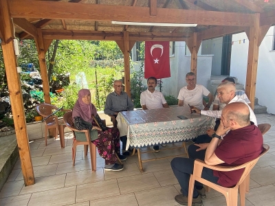 Vali Aktaş, Şehit Binbaşı Ercan Kurt’un Ailesini Ziyaret Etti