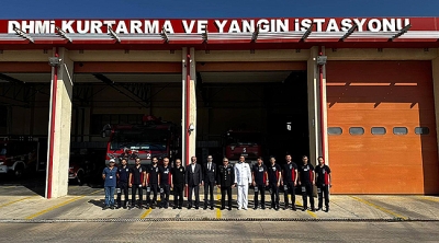 Vali Toraman'dan DHMİ Kurtarma ve Yangın İstasyonuna ziyaret
