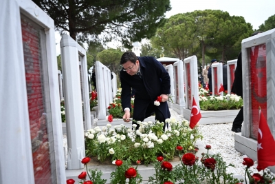 Zaferin 110. Yıl Dönümünde Şehitler Abidesi'nde Tören Düzenlendi